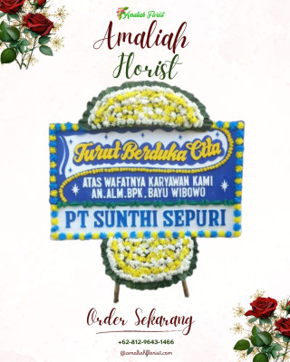 Papan Bunga Duka di Karangmojo