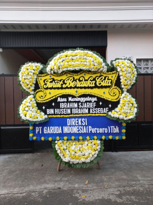 Papan Bunga Duka di Karangmojo