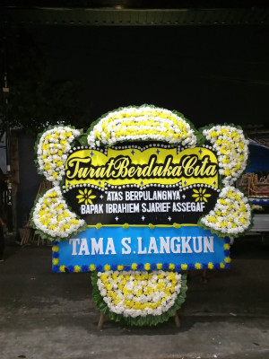 Papan Bunga Duka di Karangmojo